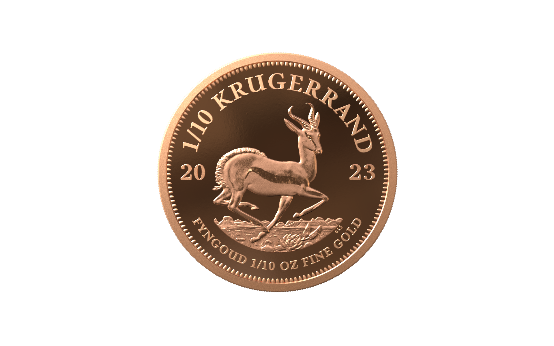 2023 Krugerrand Proof 1_10oz Gold Rev